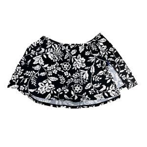 Aqua Couture Women's 14 Swim Skirt Bottoms Floral Tropical *new* *please read*